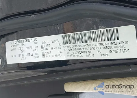 2015 Jeep Cherokee Latitude из США, поврежденный, VIN 1C4PJLCS4FW596746